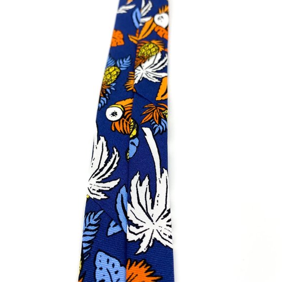 TED BAKER London Palm & Fruit Silk Print Tie NWOT - Picture 10 of 16